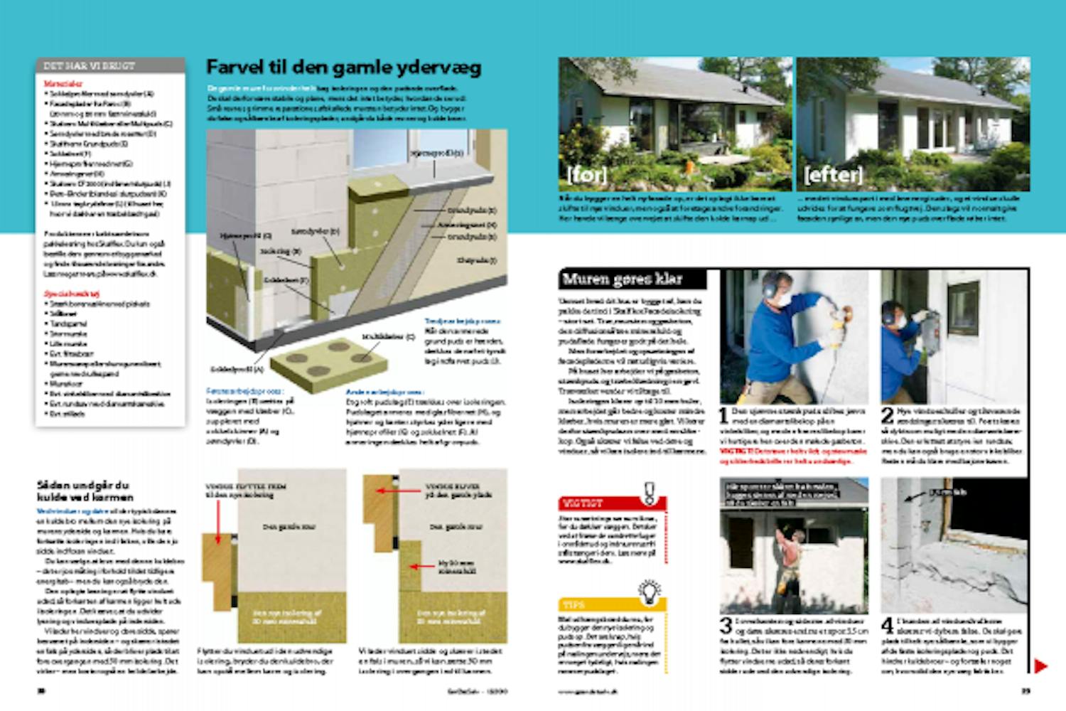 Udvendig isolering i klasse A Udvendig isolering i klasse A